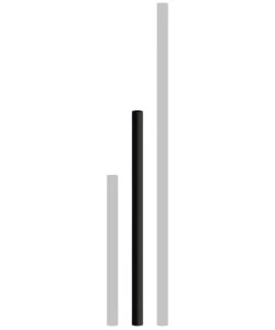 PALO IN ABS PER GLOBO, H 100 CM